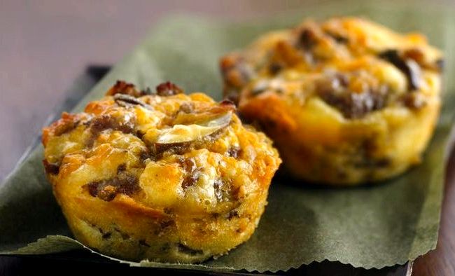 Sausage egg and cheese bisquick muffins recipe