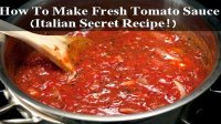 Authentic italian spaghetti sauce recipe fresh tomatoes